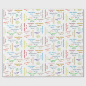 12月21日誕生日ギフト包装紙 ラッピングペーパー (フラット)