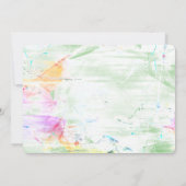 12月22日 - 1月19日 - 誕生日 山羊座 招待状 (裏面)