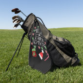 12月24日のおもしろい・クリスマスに買い物をする可能性が最も高い ゴルフタオル (グリーン)