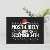 12月24日のクリスマスファムで買い物をする可能性が高い 招待状 (スタンド正面)