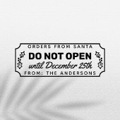 12月25日のクリスマスまで開かない セルフインキングスタンプ