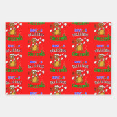 12月25日のクリスマスを過ごす ラッピングペーパーシート (正面2)