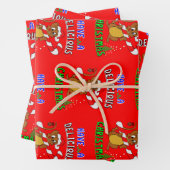 12月25日のクリスマスを過ごす ラッピングペーパーシート (インサイチュ)