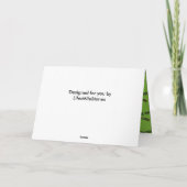 12月25日のクリスマスホリデーまで営業しない シーズンカード (裏面)