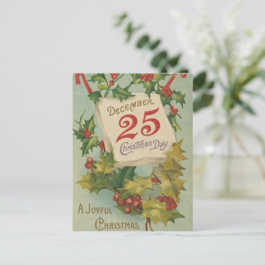 12月25日のクリスマス シーズンポストカード (スタンド正面)