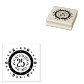 12月25日のゴム印まで開かない ラバースタンプ (押印)