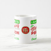 12月25日のマグカップに朝の人のみ コーヒーマグカップ (中央)