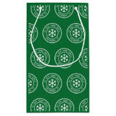 12月25日の緑の抱き枕 スモールペーパーバッグ (裏面)