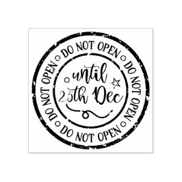 12月25日まで営業しない ラバースタンプ