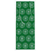 12月25日まで開かないグリーンワイン抱き枕 ワインギフトバッグ (裏面)