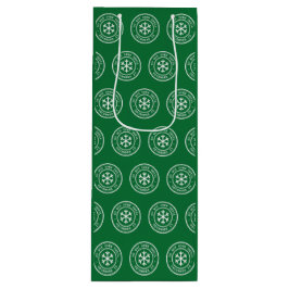 12月25日まで開かないグリーンワイン抱き枕 ワインギフトバッグ