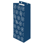 12月25日まで開かないブルーワイン抱き枕 ワインギフトバッグ (裏面アングル)