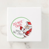 12月25日サンタクロースの名前タグまで開かない フェイバータグ (インサイチュ)