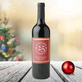 12月25日赤を開かない ワインラベル