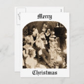 12月26日のサンタの活動 – ヴィンテージ シーズンポストカード (正面/裏面)