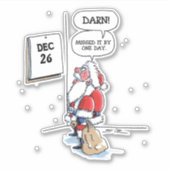 12月26日コンターステッカー シール (正面)