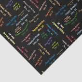 12月26日誕生日ティッシュペーパー 薄葉紙 (詳細)