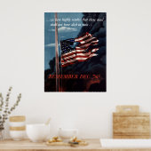 12月7日を思い出す縁ど-- ポスター (キッチン)