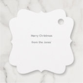 12月 カレンダー クリスマス ギフトタグ フェイバータグ (裏面)