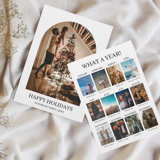 「12月　写真　クリスマス　ミニマリスト」 シーズンカード