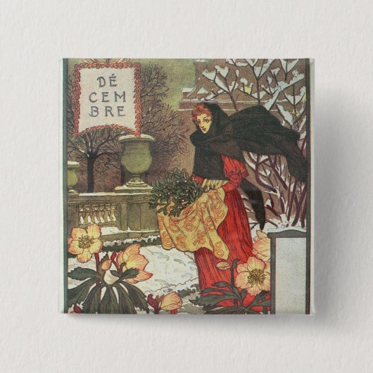 12月 缶バッジ (正面)
