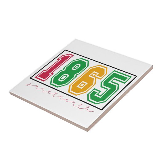 12月 – 黒の歴史 タイル (側面)