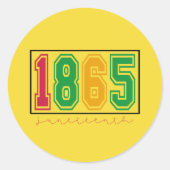 12月 – 黒の歴史 ラウンドシール (正面)