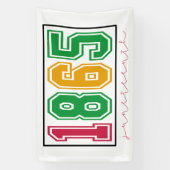 12月 – 黒の歴史 横断幕 (縦)