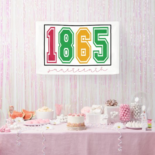 12月 – 黒の歴史 横断幕 (パーティー)