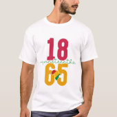 12月 – 黒の歴史 Tシャツ (正面)