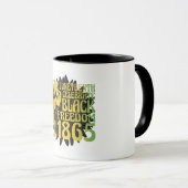 12月(19.6.1865)黒自由の日ひまわり マグカップ (正面右)