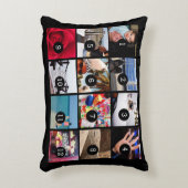 12枚の写真が簡単に黒くなる アクセントクッション (正面(垂直))