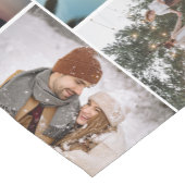 12枚の写真でコラージュを作成 ショートテーブルランナー (コーナー)