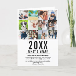 12枚の写真で振り返る家族のニュース 年間ベストニュース! 今年も一年お疲れさまでした シーズンカード