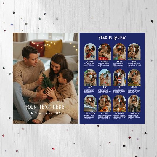 12枚の写真で振り返る家族の1年 シーズンカード