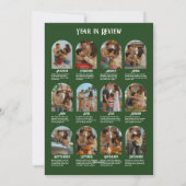 12枚の写真で振り返る家族の1年 シーズンカード (裏面)