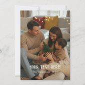 12枚の写真で振り返る1年の家族 シーズンカード (正面)