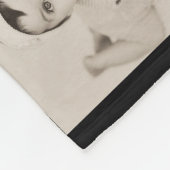 12枚の写真のコラージュパーソナライズされた フリースブランケット (角)