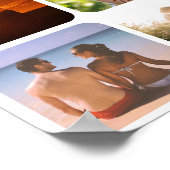 12枚の写真の白い背景のポスターをアップロード ポスター (角)