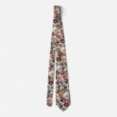 12枚の写真カスタムでフォトコラージュを作成する ネクタイ (裏面)