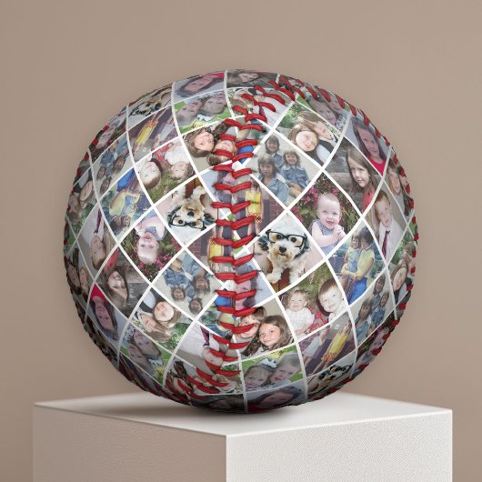 12枚の写真カスタムでフォトコラージュを作成する 野球ボール