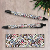 12枚の写真カスタムでフォトコラージュを作成する 黒ボールペン