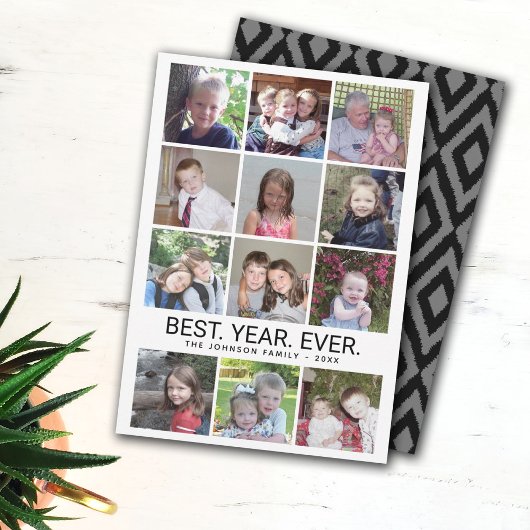 12枚の写真 – 最高の年間白黒 シーズンカード