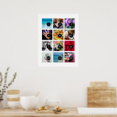 12枚の画像で簡単に独自のフォトアートを作成 ポスター (キッチン)