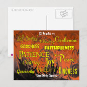 12果実(踊り炎) – ポストカード (正面/裏面)