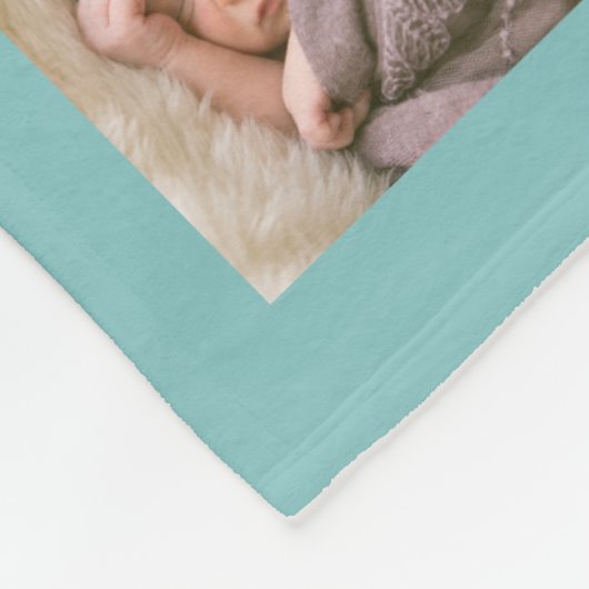 12正方形フォトコラージュ編集可能カラー フリースブランケット (角)