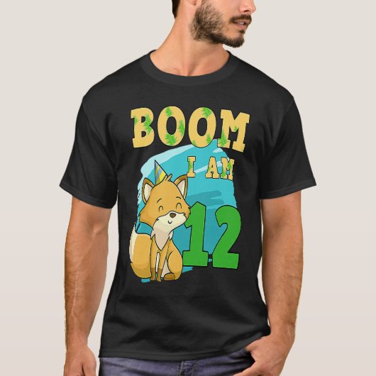 12歳だってさネコ Tシャツ (正面)