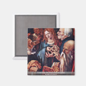 12歳のイエスが律法学者たちの中に マグネット (正面/裏面)