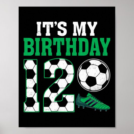12歳のサッカー選手 私の12歳の誕生日です  ポスター (正面)