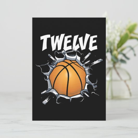 12歳のバスケットボール誕生会第12番少年 シーズンカード (スタンド正面)